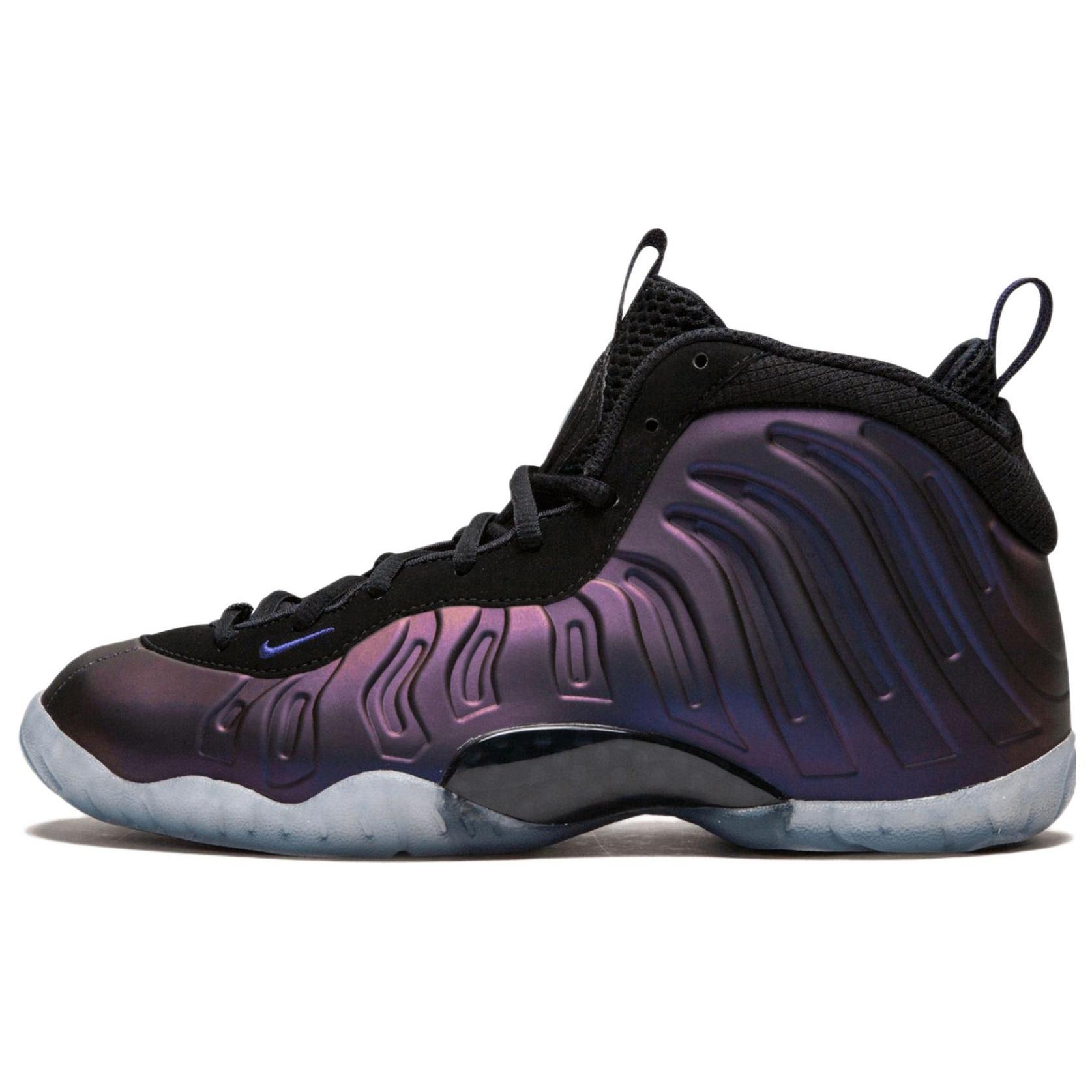 (GS) Nike Little Posite One Eggplant Kids 644791-005 EU 38.5