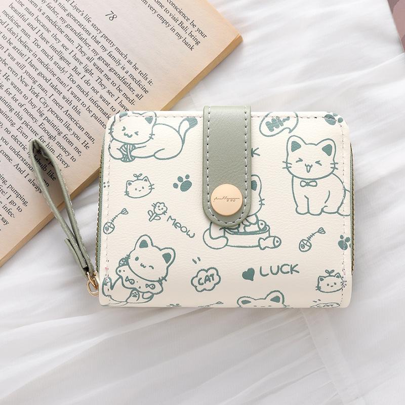 Women's Buckle Change Bit Portable Belt Women's Multifunctional Short Wallet Wallet