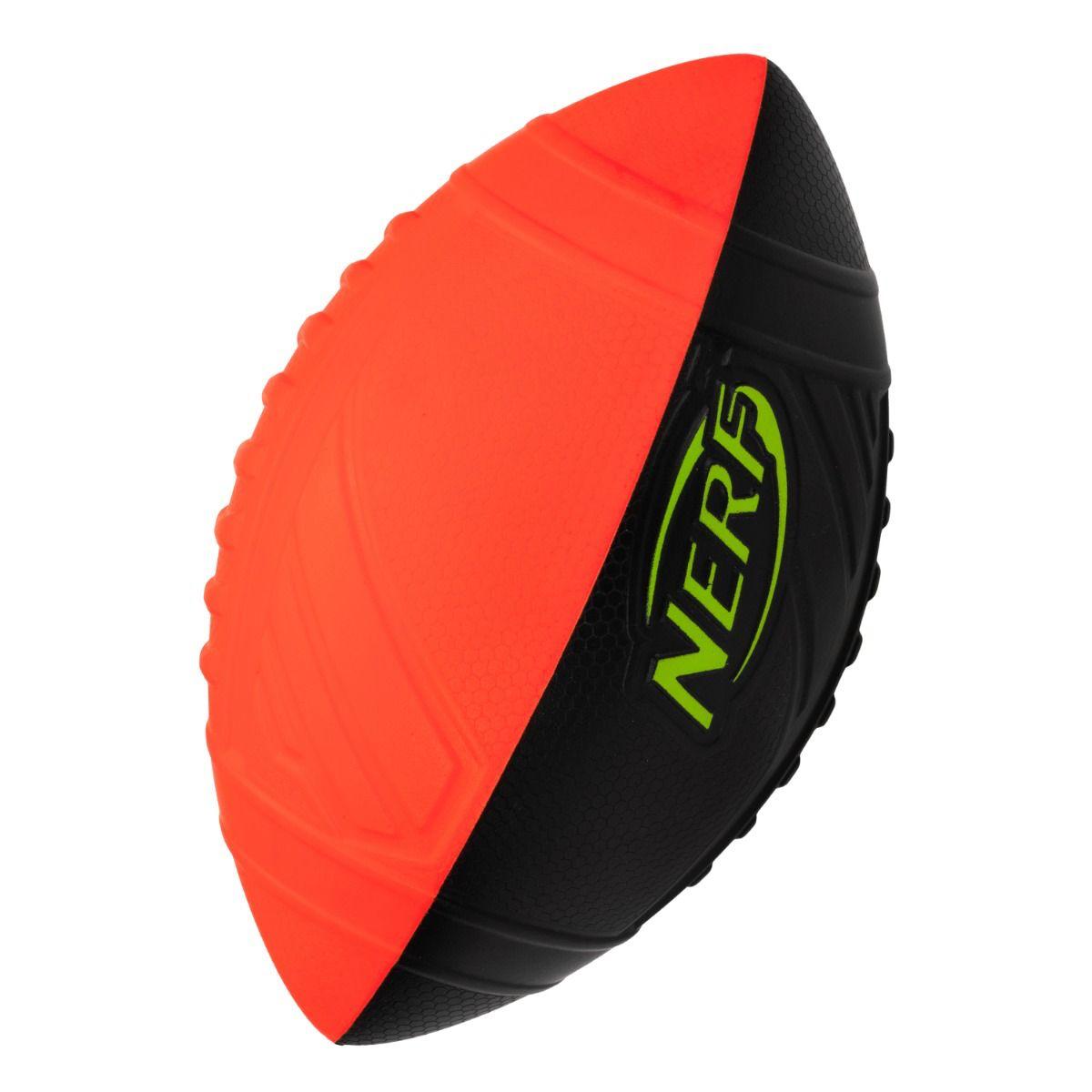 NERF Pro Grip American Football 9in zwart/rood
