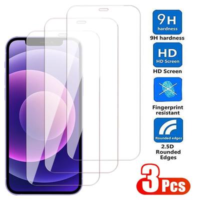 3 Stück 9H Härte Panzerglas für Apple iPhone 15 Pro Max Displayschutzfolie für iPhone 12 13 Mini 14 Plus Klare Schutzfolie