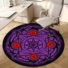 1pc Sorcery Symbol Round Carpet, Made of Polyester,Office Chairs, Living Rooms, Or Bedrooms, a Cool Rug for The Living Room.ydt26021
