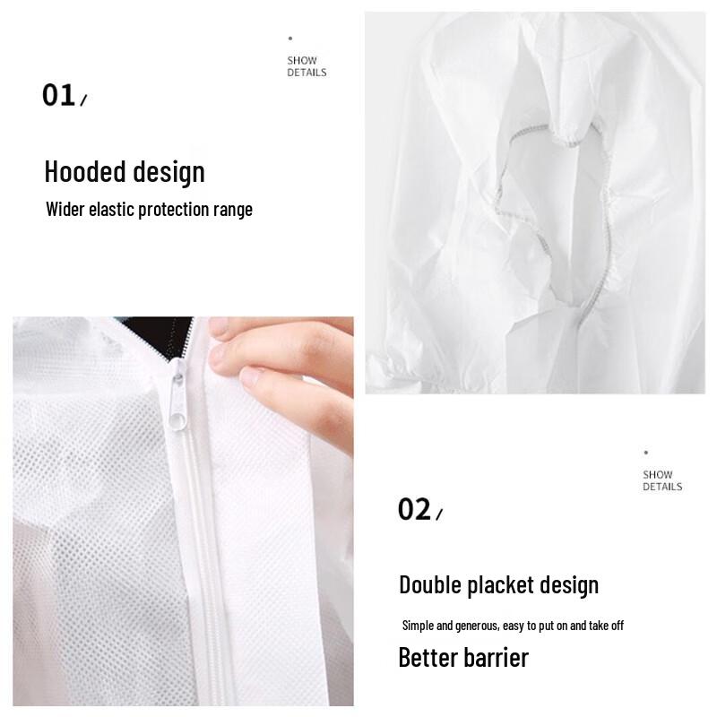 Disposable Protective Coverall with Hood