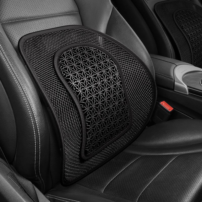 Car Seat Chair Back Cushion Ventilate Mesh Lumbar Back Brace Car Seat Chair Cushion Office Home Massage Back Cushion Universal