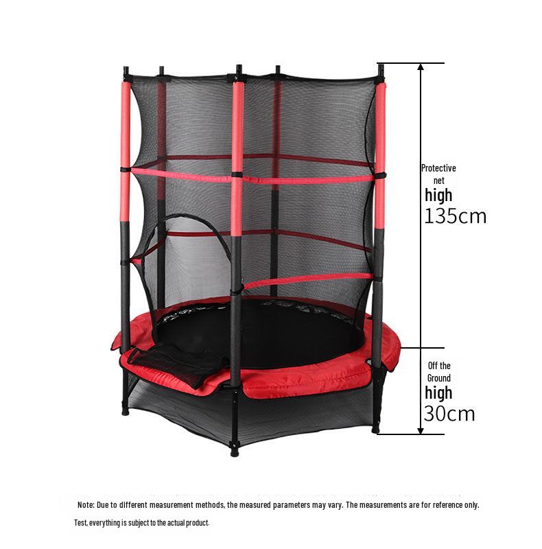 Children's Indoor Fitness Trampoline with Elastic Rope