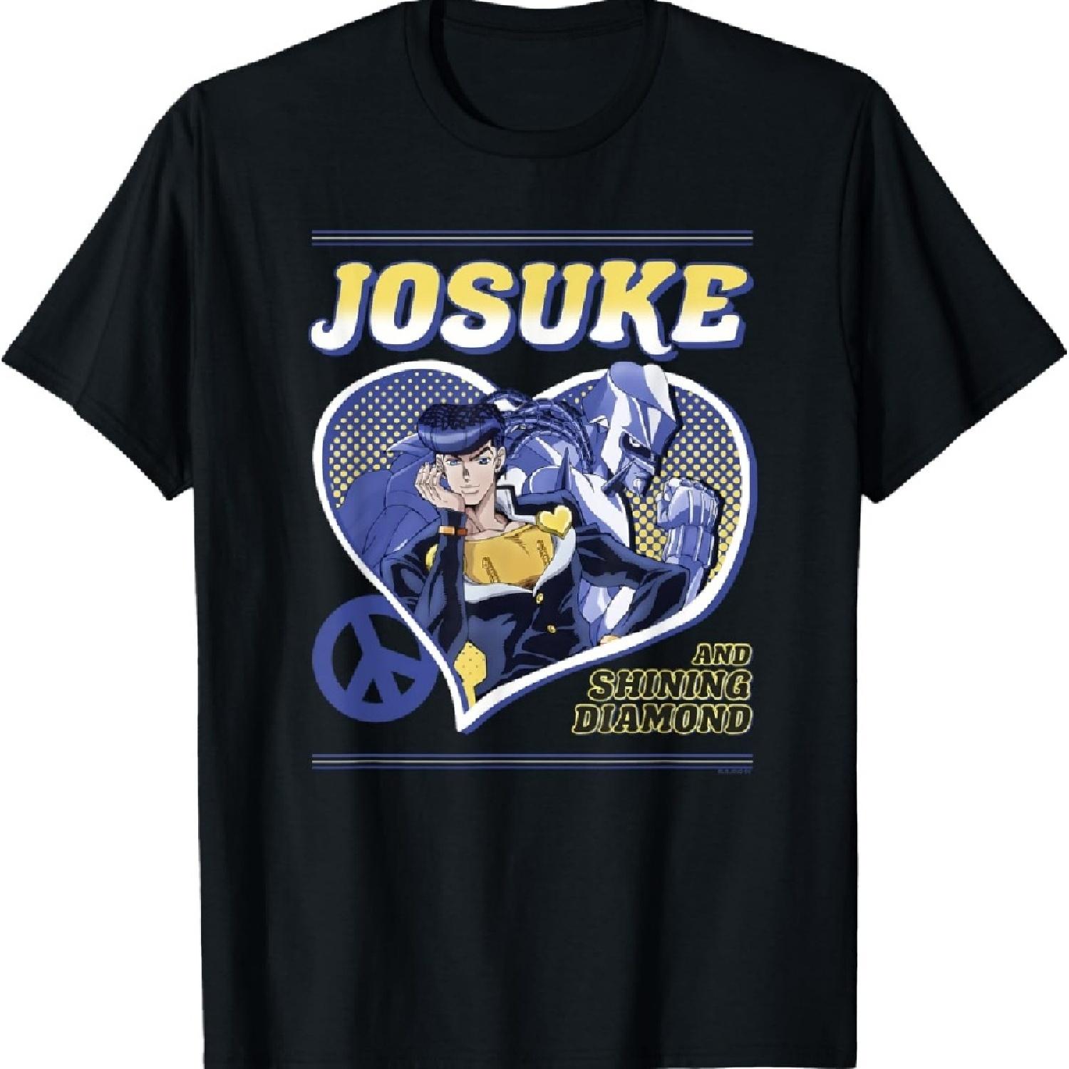 

JoJo s Bizarre Adventure Josuke and Shining Diamond Anime T-Shirt XXXXXL чорний