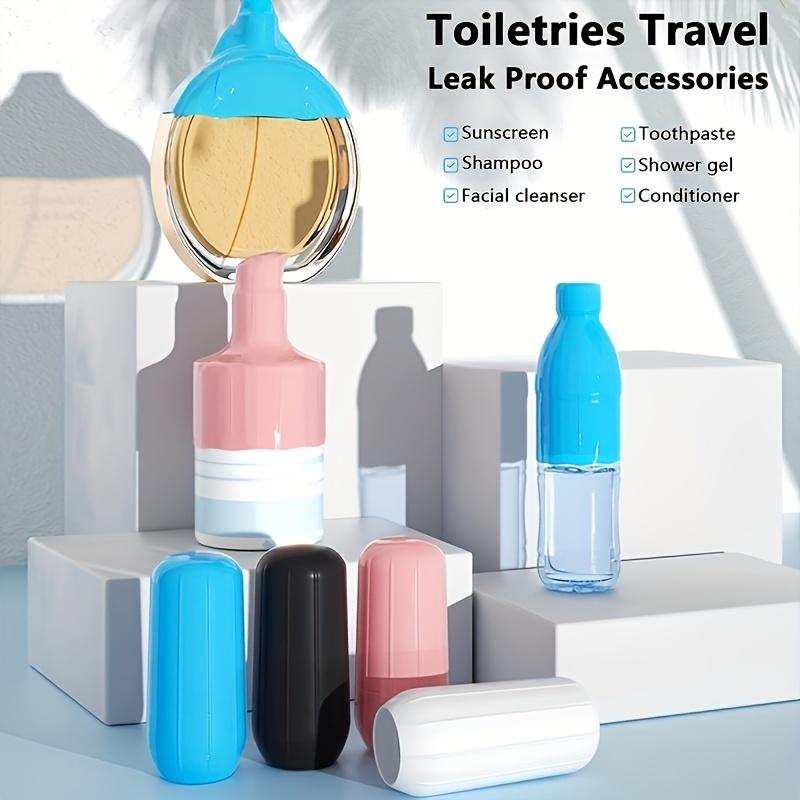 Protective, Silicone Travel Leak-proof Bottle Cover Cosmetic Skin Care Cover Reusable Leak-proof Travel Bottle Cover