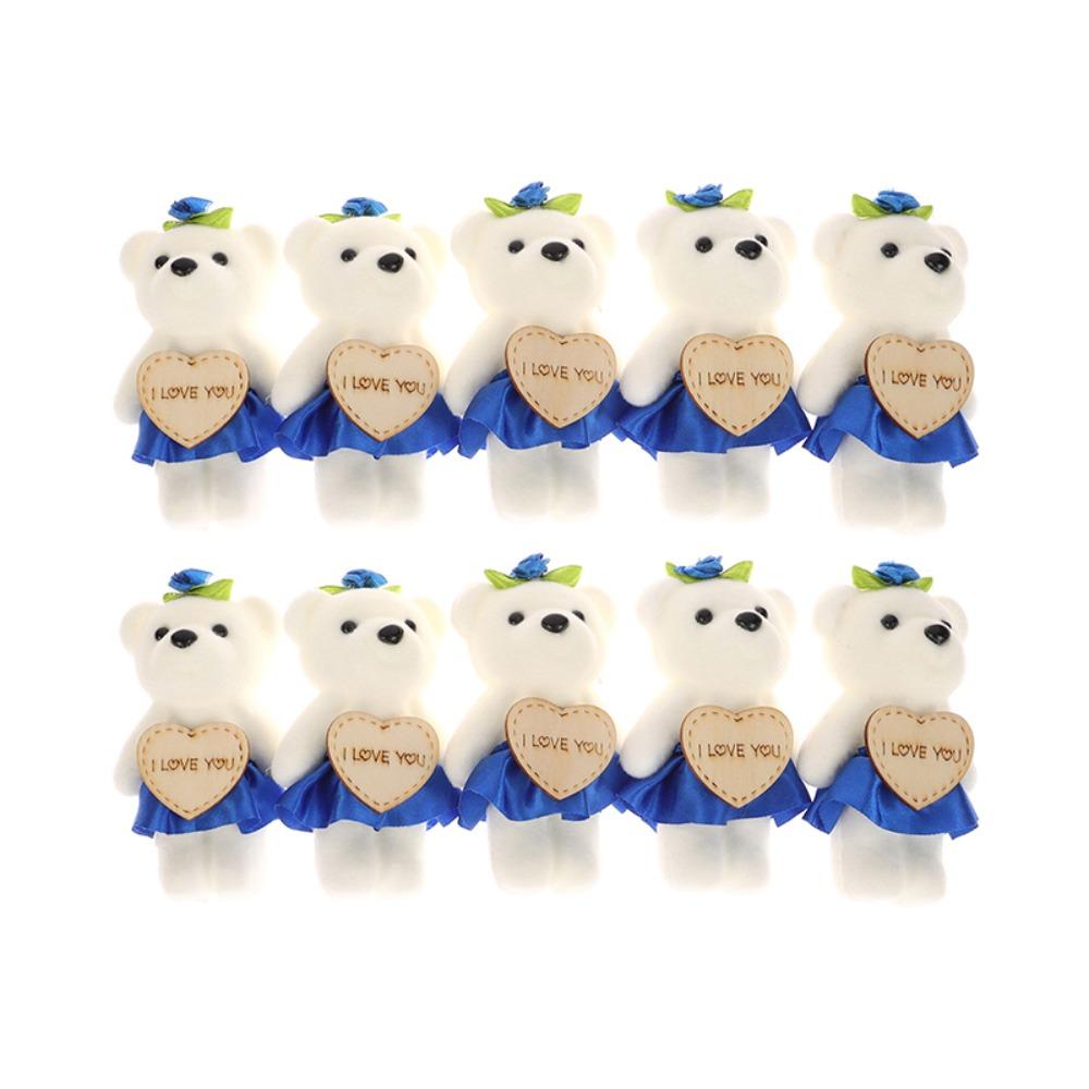 10 szt./zestaw Pluszowe Zwierzę Miś Pluszowe Zabawki Piankowe Pluszowa Lalka Kreskówkowy Bukiet Lalka Zabawki dla Dzieci