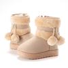 Children's Pom-Pom Snow Boots 2025 - Warm Winter Cotton Shoes