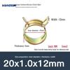Hongxu Japanese Elastic Hose Clamps - Manganese Steel Spring Clips for Car, Sprinkler, and Pipe Fixing