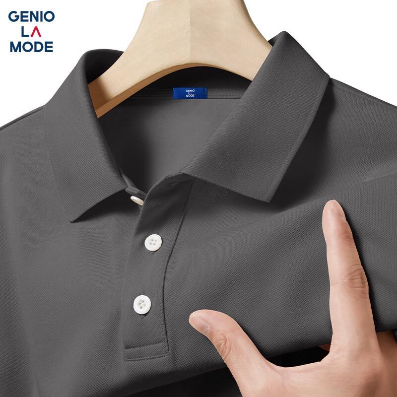 Мужская футболка-поло свободного кроя с коротким рукавом M