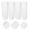 4Pcs Simple Glass Cover Containers High Quality Borosilicate Windproof Creative Decoration Cover