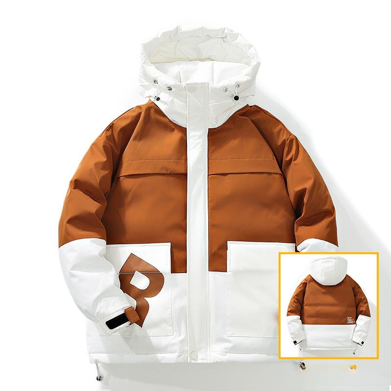 

Зимний новый национальный стандарт 90% бархатный пуховик в гонконгском стиле модный универсальный утолщенный стиль для пары JS7709 3XL