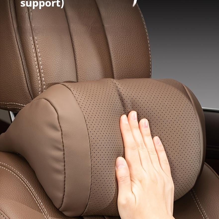 1pc Car Headrest Pillow - Ultra-Soft Breathable Design with Pressure Relief, Fit for Most Vehicles, Durable Premium Material for Long Drives