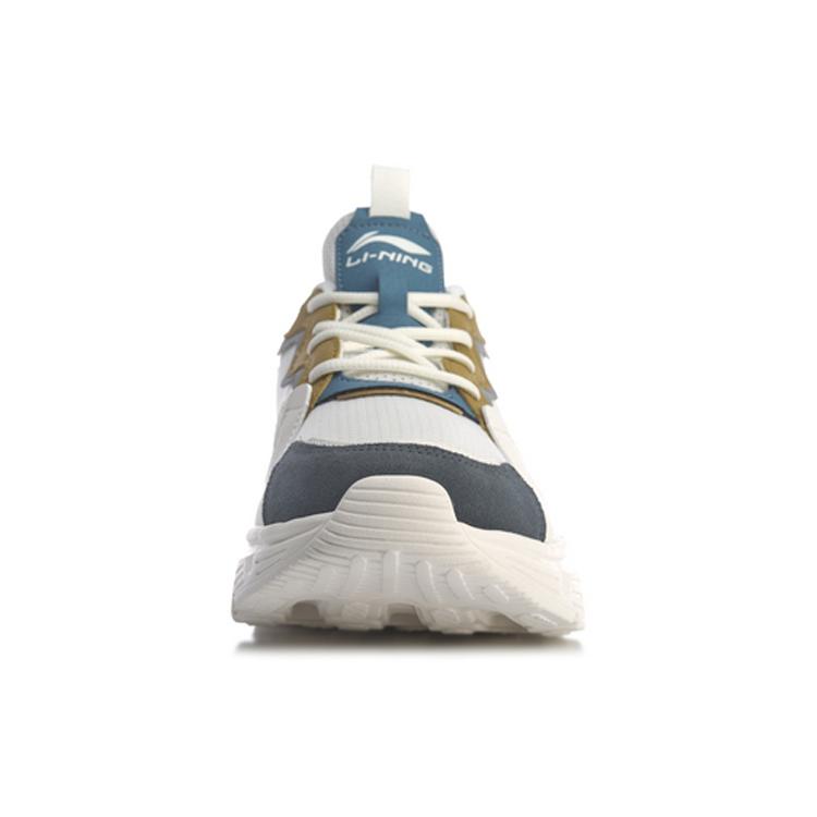 Li Ning Versatile Textile, Synthetic Leather Cushioning Slip Resistant Abrasion Resistant Low top Running Shoes Men's ARLQ041-4