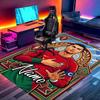 Custom Name Personalized Cristiano Ronaldo Print Carpet, Versatile Home Decor Rug, for Playroom, Apartment, Balcony, Entryway, Hallway Gift