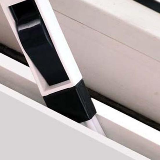 Window Track Cleaning Brush Set Hand-held Window Groove Cleaner Brushes Dual-Sided Design Replaceable Sponge Cleaning Brush