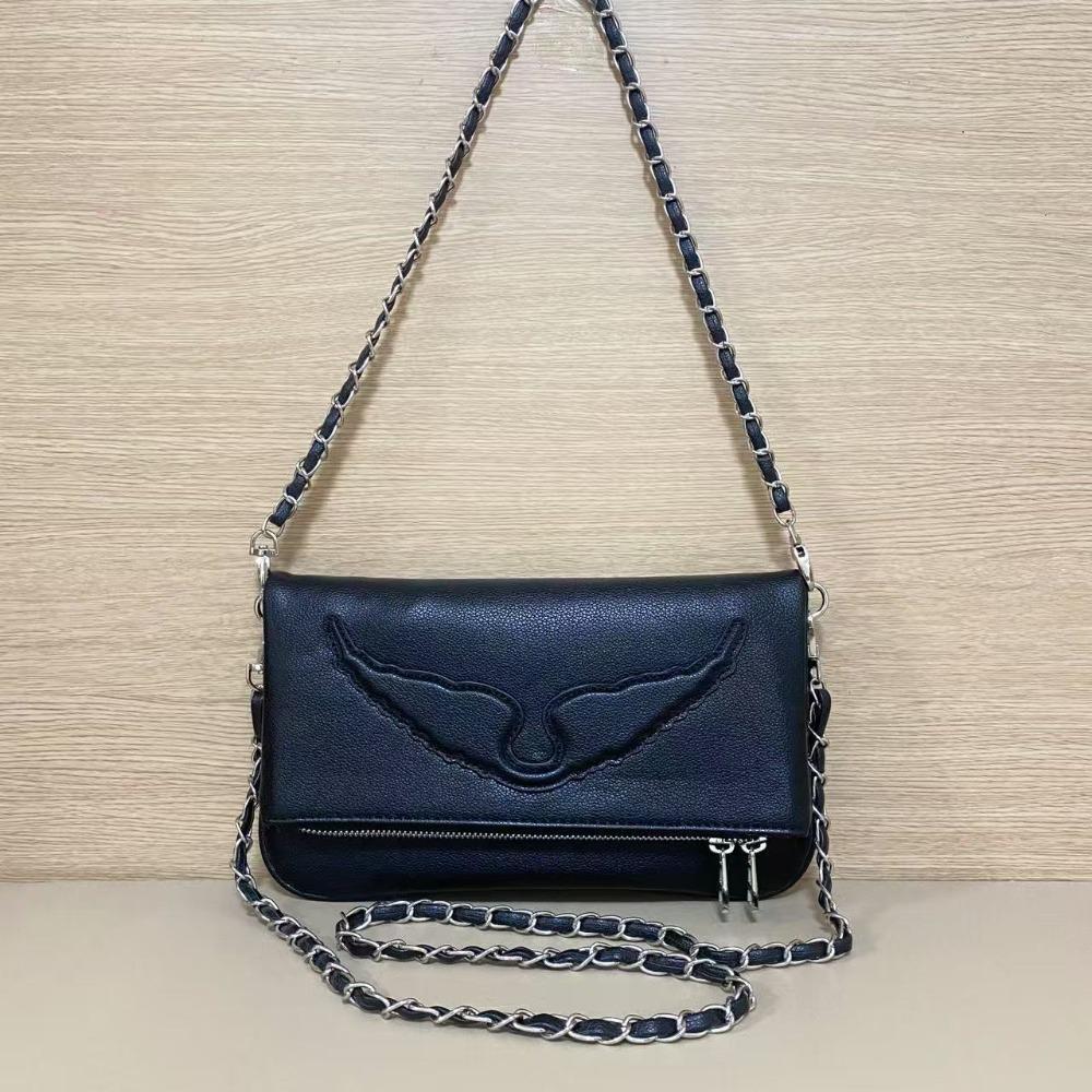 Zv bag fashion chain portable shoulder bag commuter messenger bag with dust bag large capacity women's bag