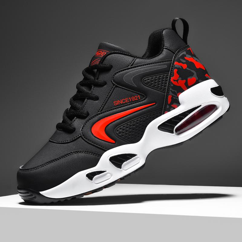 

Мужские кроссовки Воздушная подушка нескользящая водонепроницаемая беговая обувь Теплые хлопковые туфли с флисом зимняя спортивная обувь для мужчин 47