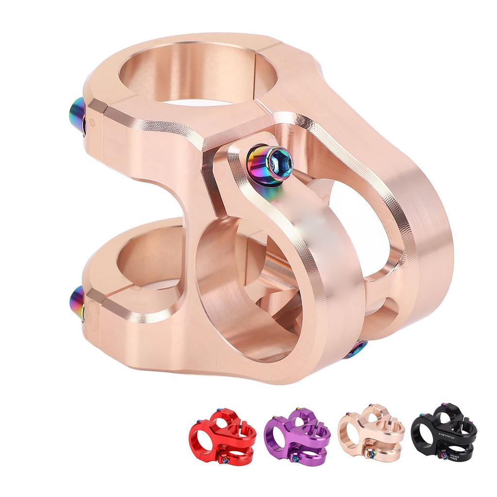 31.8x35mm Cycle Stem Aluminum Alloy CNC Lightweight Short Handlebar Stem for DIY Mountain Cycling