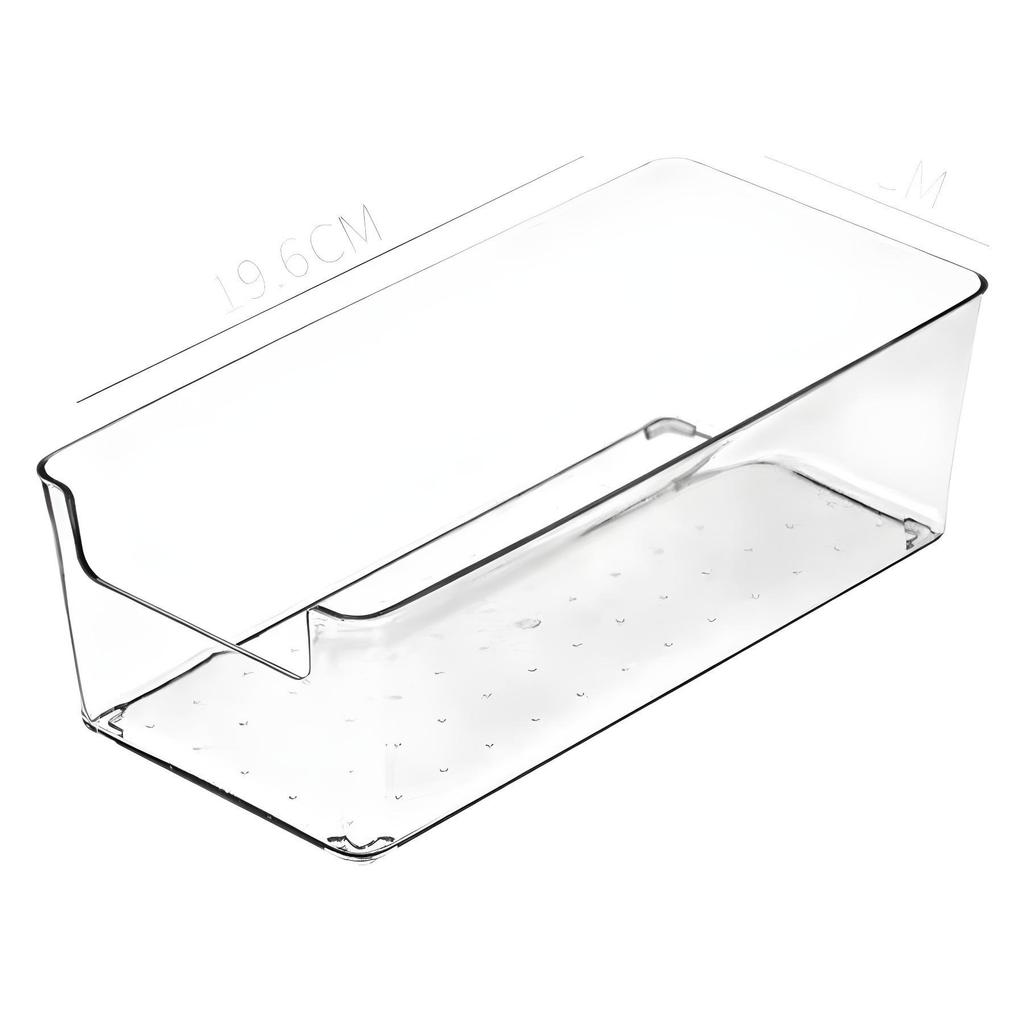 Clear Desktop Sticky Note and Card Storage Box