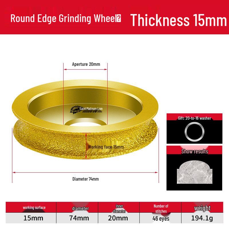 Taichung Diamond Grinding Tool for Marble, Quartz, and Tile Polishing and Trimming