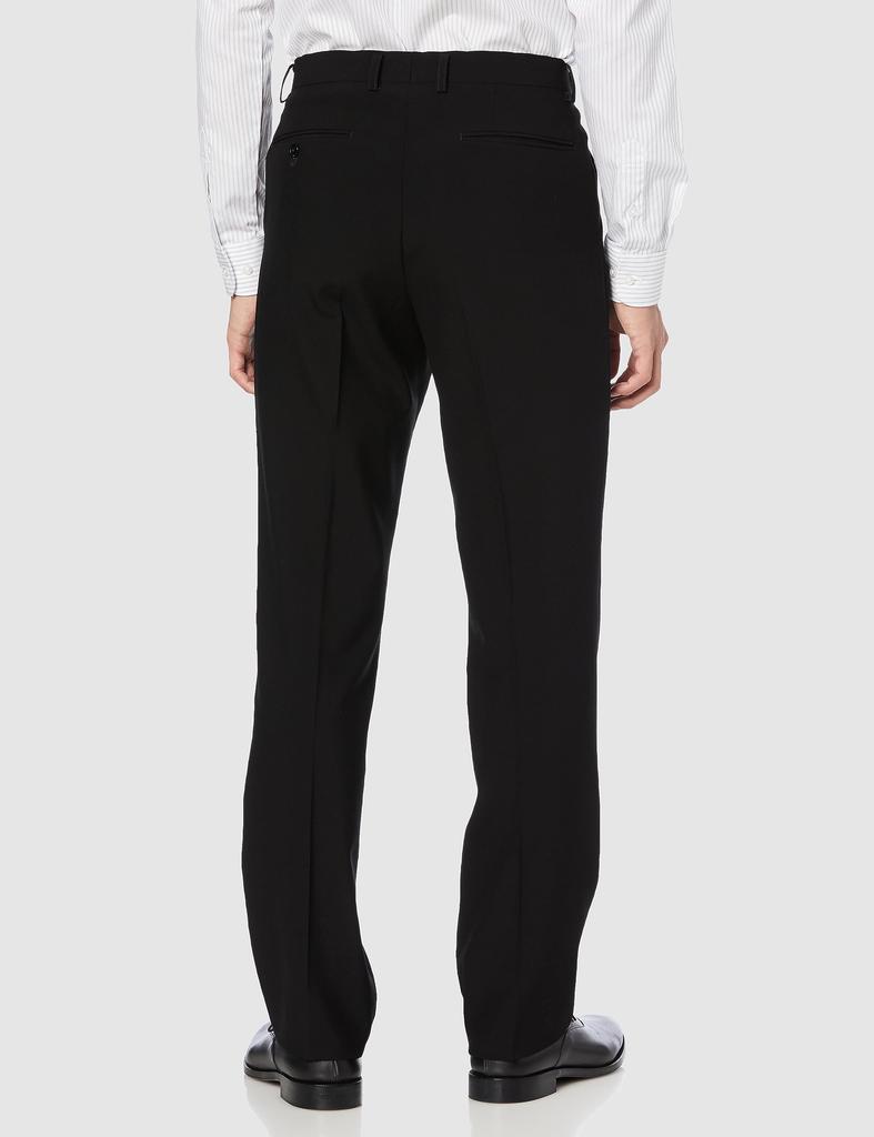 Takakyu Ultra Black Formal Waist Made in Product 110013423100210 Men's Suit, 2-Way Stretch, Adjuster, Water-Repellent, Anti-Static, Japan, 100% Wool,
