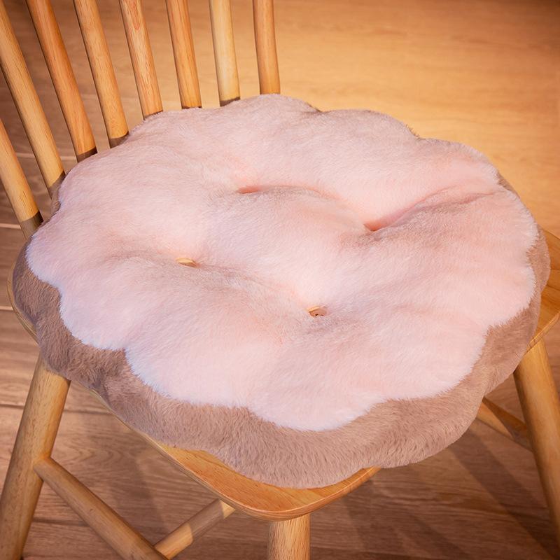 

Creative Biscuit Seat Cushion Chair Seat Cushion Round Square Chair Cushion Girls Hip Chair Futon Sofa Bay Window Cushion 40cm（0.4kg）