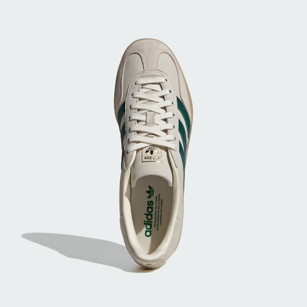 IH9675 Adidas Gazelle Indoor Cream White Collegiate Green (Men's)
