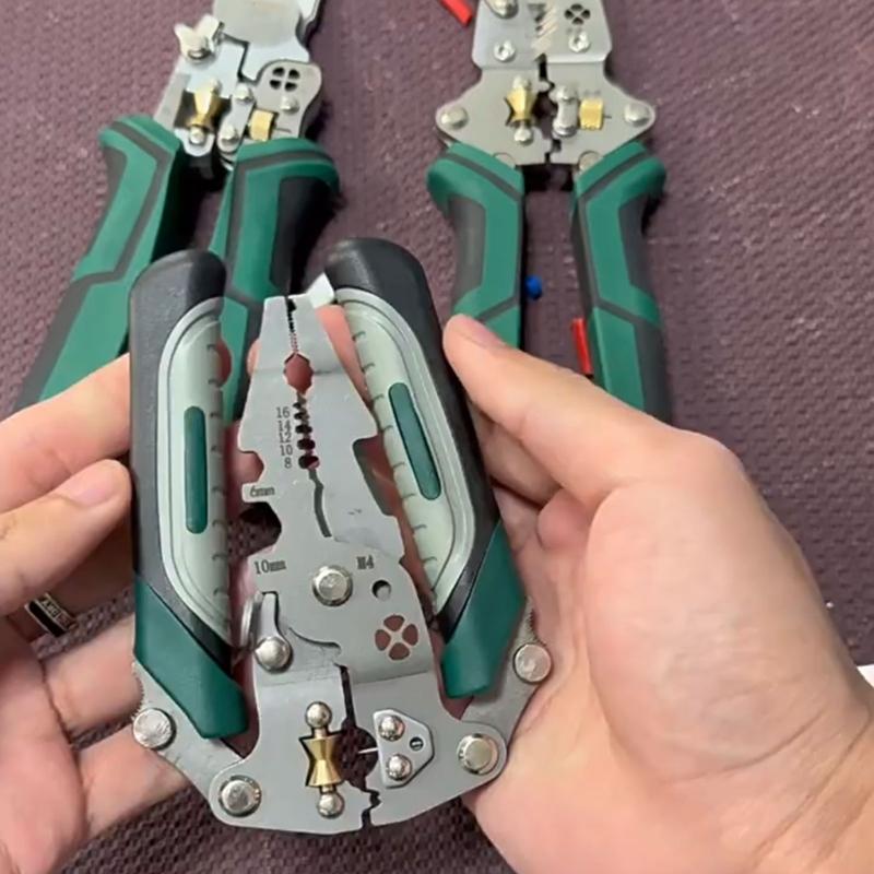 Profession Electrical Stripping Cutter Plier for Household Maintenance 0.2-6mm² Cable Wire Cutting Efficient Wiring Job