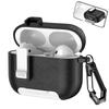 For AirPods 4 Case Leather Texture Matte Earphone Case with Phone Stand Bluetooth Headset Cover For AirPods Pro 3 2 1 Shockproof Earphone Charging Box