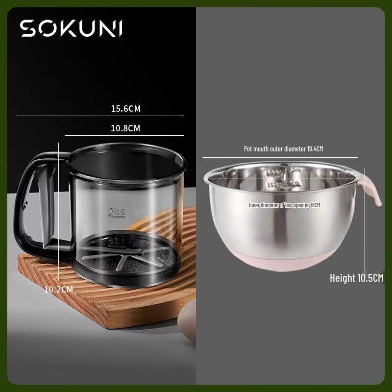 Handheld Semi-Automatic Flour Sifter