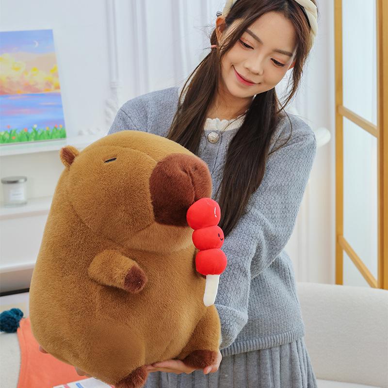 Capibara Sugar Gourd Capybara Doll Plush Toy Girls Birthday Gift Cute Puva Doll