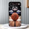 Sport Basketball Cool Für Apple iPhone 17 16 16E 15 14 13 12 11 Pro Max Plus Schwarz Weiches Silikon Handyhülle