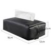 Car Tissue Box Leather Tissue Holder SunVisor Seat Back For Honda Civic FIT Accord Prelude CRV 5th City CRZ CRX Jazz HRV Pilot OM4