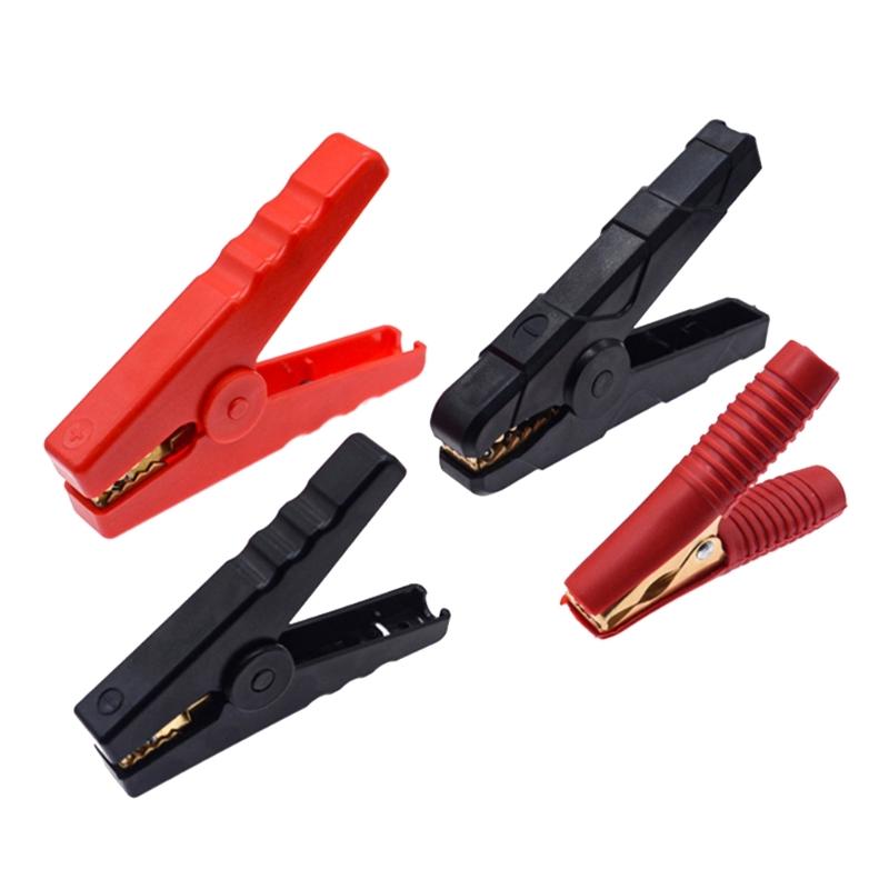 Professional Battery Terminals Clamps Alligator Clip Insulated Clamps for High Current Applications Secure Connection