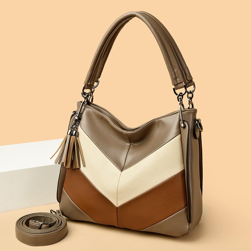 Tote Bag Woman Goes Out with Messenger Bag