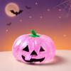 Squeezable Glitter Pumpkin Stress Relief Toy Elastic Safe Fidget Toy for Halloween Themed Party Classroom Prizes Kids Gifts
