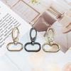 Zinc Alloy Lobster Clasp and Melon Clasp Bag Strap Accessories for Handbags