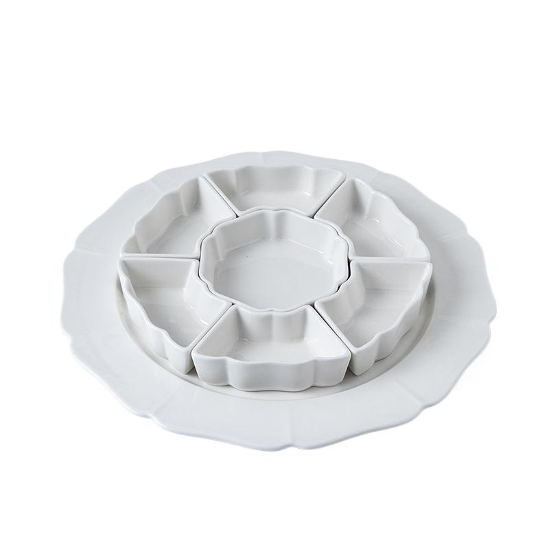 Hotel High-Value Snack Plate Combination Creative Snack Platter Dessert Plate Snack Candy Plate Tray Tray Tray