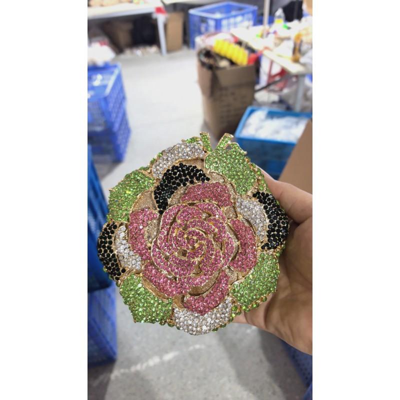 2026 Skull Evening Clutch Bag With Rhinestone Embellishment Lightweight Luxury Handheld Purse Formal Events