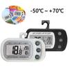 Fridge Thermometer With Hook Anti-Humidity Refrigerator Freezer Electric LCD Display Digital Thermometer Temperature Monitor