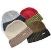 Hat Women's Autumn and Winter New Wool Knitted Hat Thickened Warm Color Matching Couple Student Fashion Wool Hat Tide