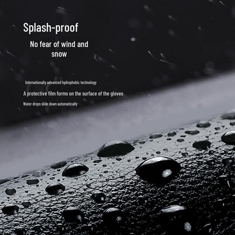 RED DRAGONFLY Men's Winter Genuine Leather Touchscreen Gloves