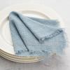 10pcs 32x32cm Cloth Napkins Pure Cotton Gauze Soft Napkin Handkerchief Vintage Banquet Garden Party Wedding Table Decoration
