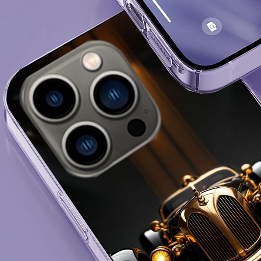 Steampunk Car Phone Case For Iphone 17 Air 15 Pro 14 Plus 16 Pro Max 12 13 Mini 11 16E X XS Cover Cute Fundas