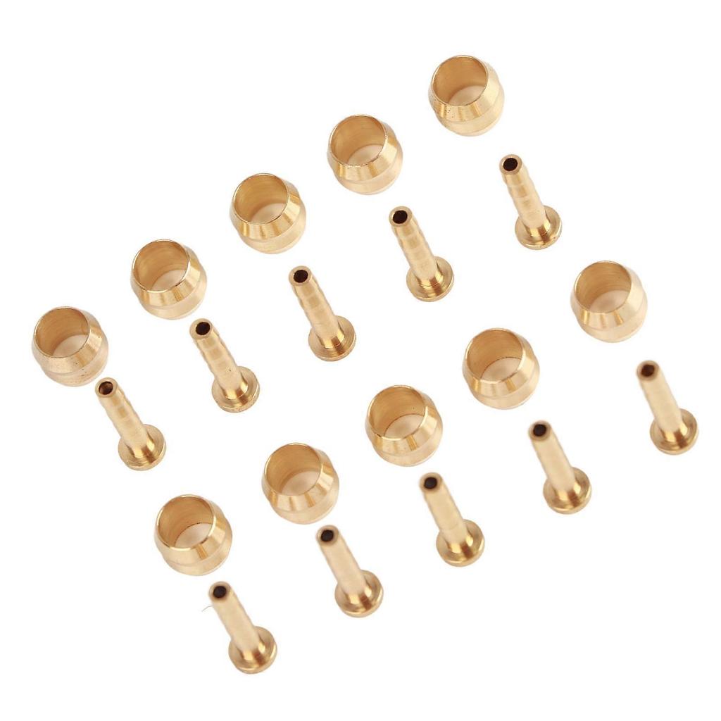 Nimomo Olive Insert Hose Olive Insert 10 Set Brake Hose Olive & Insert Connector Set for Bike Hydraulic Disc Brake Hose(BH59)