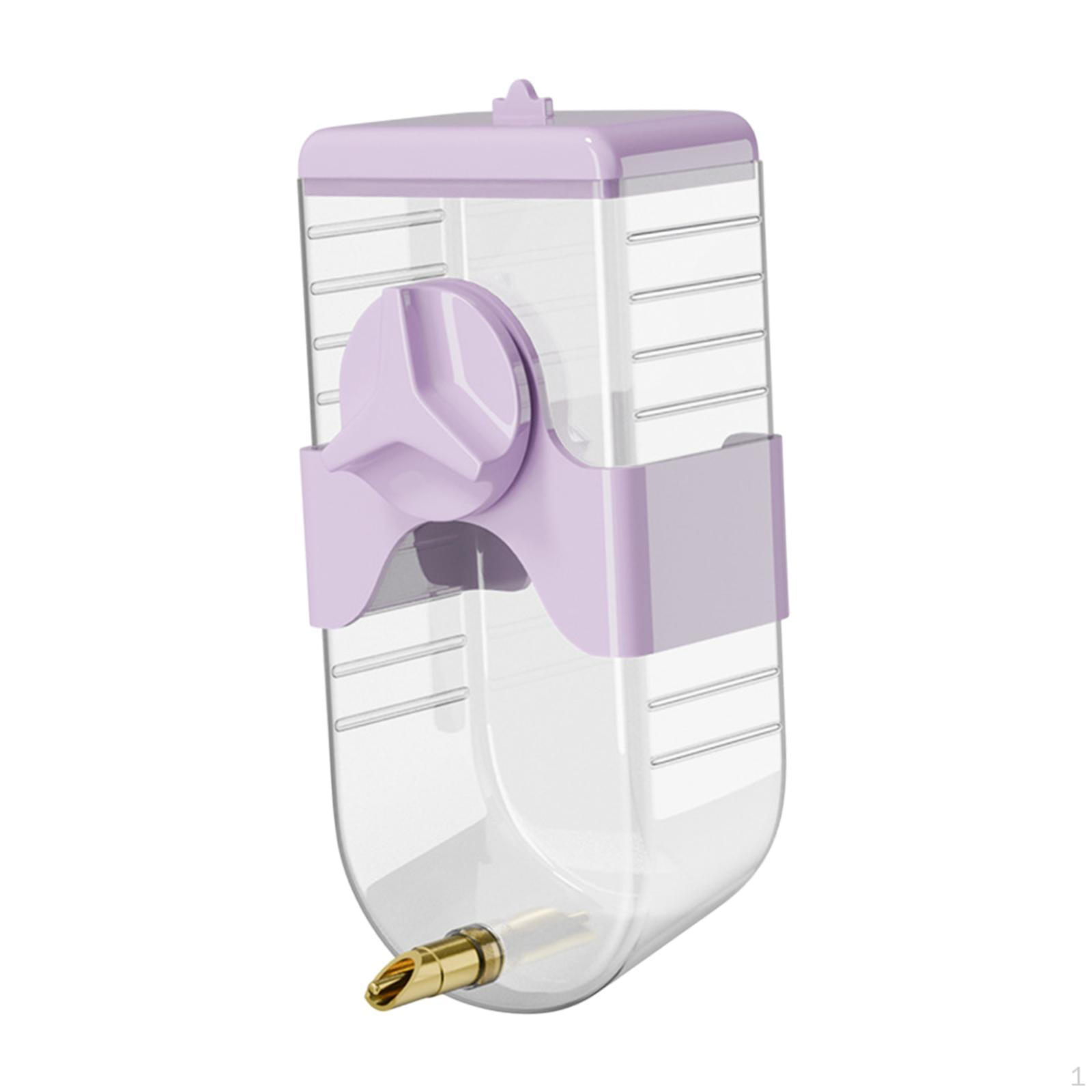 

Автоматический диспенсер для воды для попугаев, емкость для питья 350 мл для мелких птиц фиолетовый