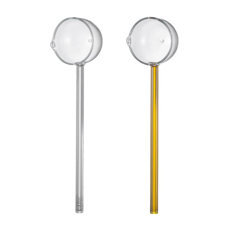 

High Borosilicate Glass Long Handle Spoon