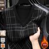 Hengyuanxiang Men's V-Neck Sleeveless Knitted Vest