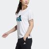 Adidas Cny Series Spring Festival Theme Printed Training Sports Crew Neck Vintage Short Sleeve T-Shirt Women Tops White GP0705